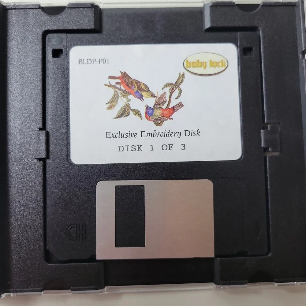 Baby Lock Scenic Birds Collection I Embroidery Disks BLDP-P01 Disks 1 & 2